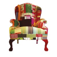 Kolorowy fotel  nietypowy fotel