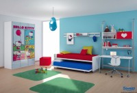 Kolorowy pokój dla dziewczynki Hello Kitty