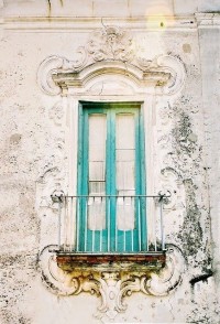 Okno balkonowe w Wenecji