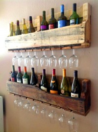 Półki na wino na ścianę