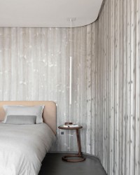 biała sypialnia dekoracyjne ściany