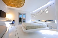 futurystyczna sypialnia