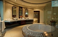luksusowa łazienka półokrągła