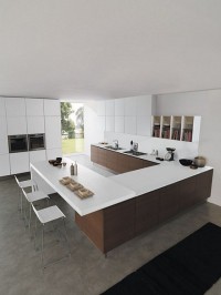 minimalistyczna biała kuchnia