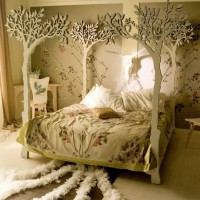 nietypowe romantyczne łóżko