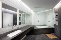 nowoczesna łazienka szarość i biel