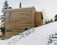 nowoczesny dom z drewna.