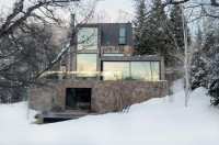 nowoczesny dom z kamienia