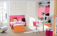 nowoczesny pokój dla dziewczynki
