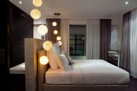romantyczna sypialnia ciekawe oświetlenie