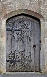 stare dekoracyjne drzwi