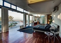 sypialnia z balkonem nowoczesne wnętrza
