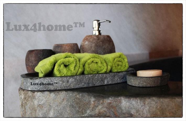 Zestawy łazienkowe z kamienia naturalnego Lux4home™.