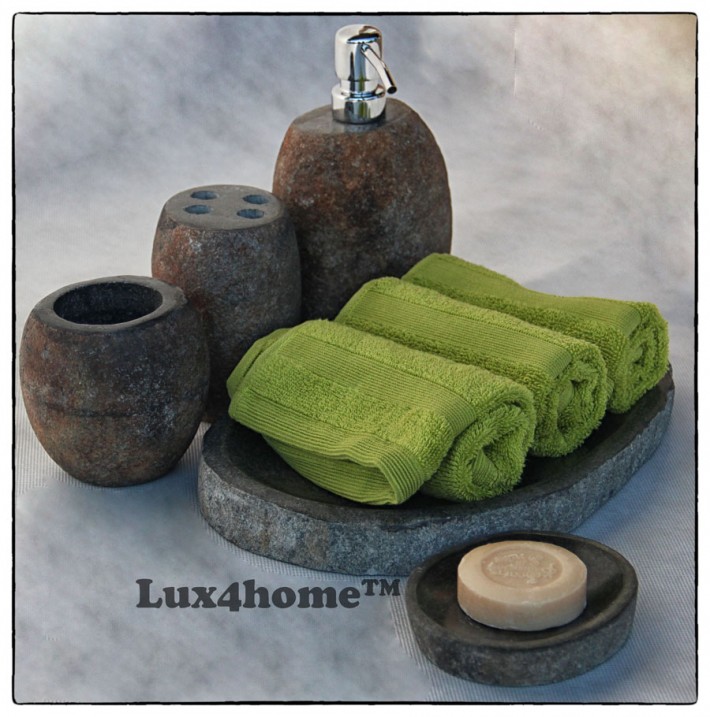 Zestawy łazienkowe z kamienia naturalnego Lux4home™.