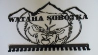 Wieszak z logo teamu Wataha Sobótka