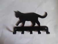 Wieszak na klucze z kształtem kota