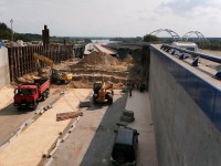 Tunel dojazdowy do mostu w Toruniu Zastosowane – ścianka szczelna i kotwy gruntowe