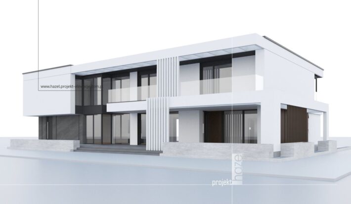 projekt elewacji domu w stylu rezydencjalnym. https://www.hazelprojekt-elewacje.com.pl/realizacj ...